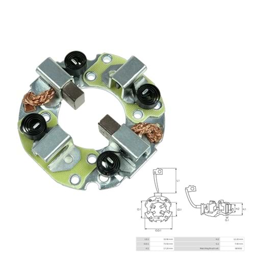 MARS KOMUR YUVASI 24V MITSUBISHI CANTER / CATERPILLAR / KUBOTO IS MAKINASI (JASX 70 H) (6.8 X 11.8 X 17.2) (M1-702-4)