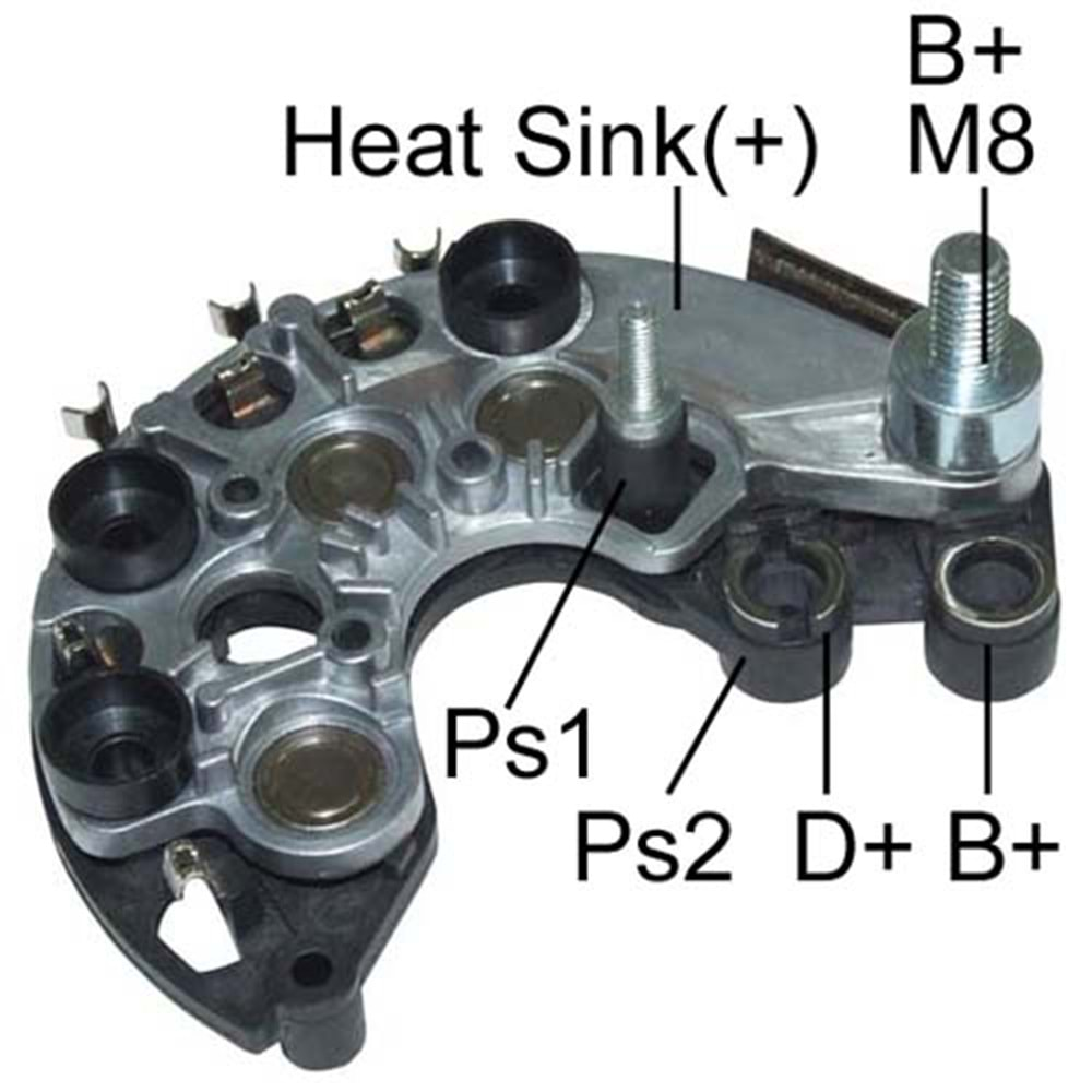 ALTERNATOR DIOT TABLASI RENAULT MAGNUM / MAXTER / PREMIUM 6X50 AMPER DIOT