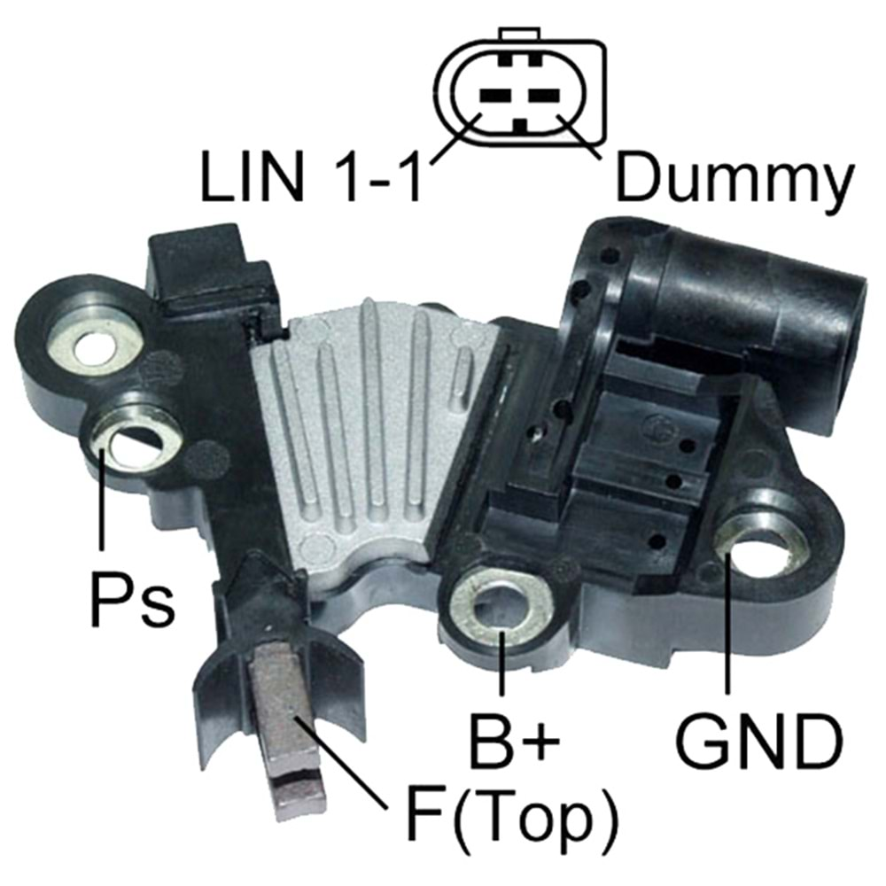 ALTERNATOR KONJEKTOR 12V LIN-DUMMY(X) TERMINAL MERCEDES BENZ Y.M. E SERISI SERVICING: BOSCH 0120000025 / 0121813001