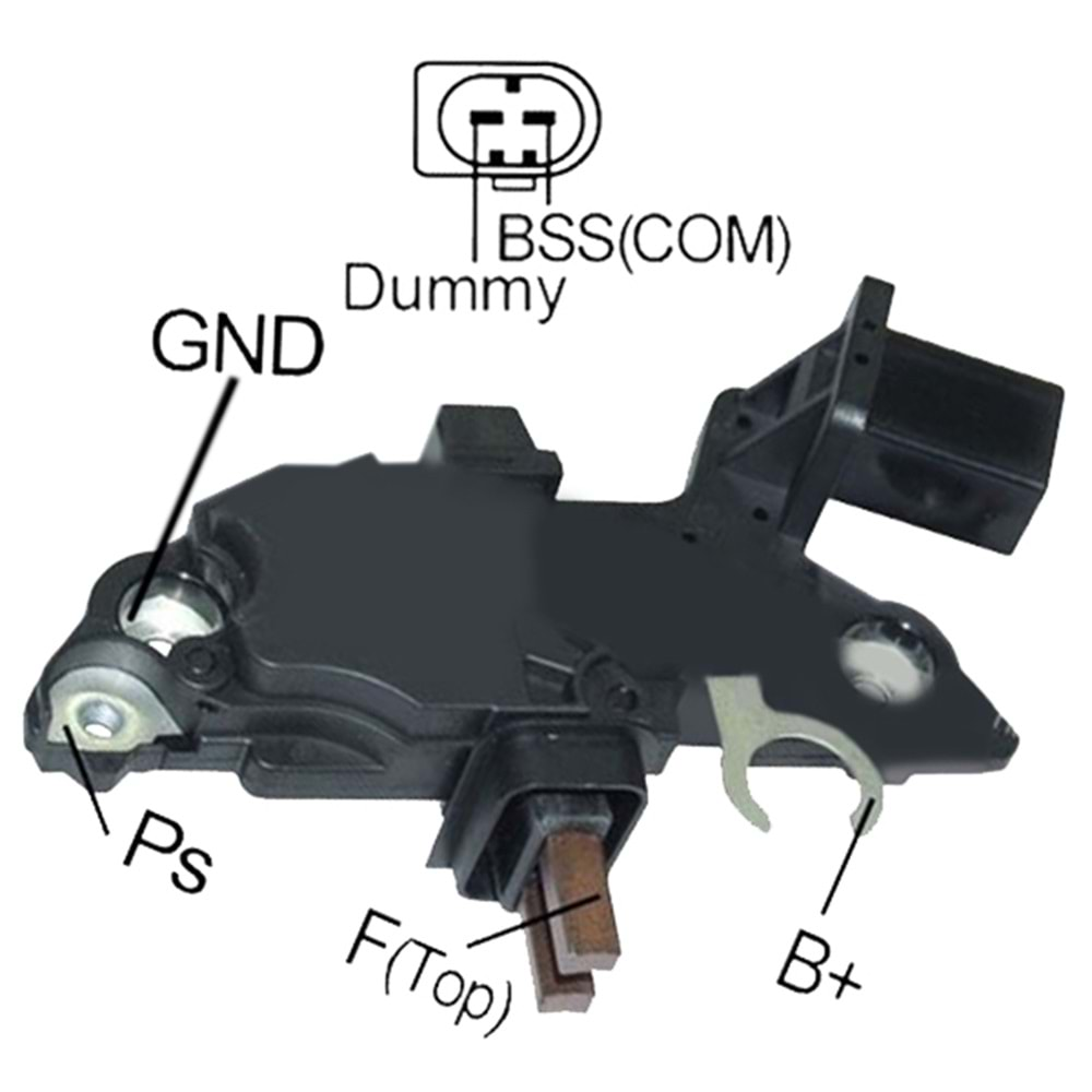 ALTERNATOR KONJEKTOR 12V BSS(COM) BMW 3 - 5 - 6 - Z4 SERISI (F00M145881)