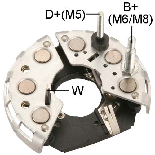 ALTERNATOR DIOT TABLASI GM OPEL VECTRA A 1.7D / DEV FATIH DEVIR SAATI CIKISLI 114MM