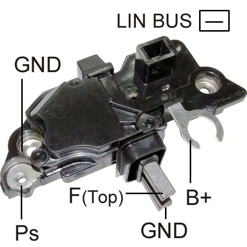 ALTERNATOR KONJEKTOR 12V LIN (TEK FIS) TERMINAL VOLVO S60 2.0T - VOLVO S80 2.0T - VOLVO V70 2.0T 160 AMP