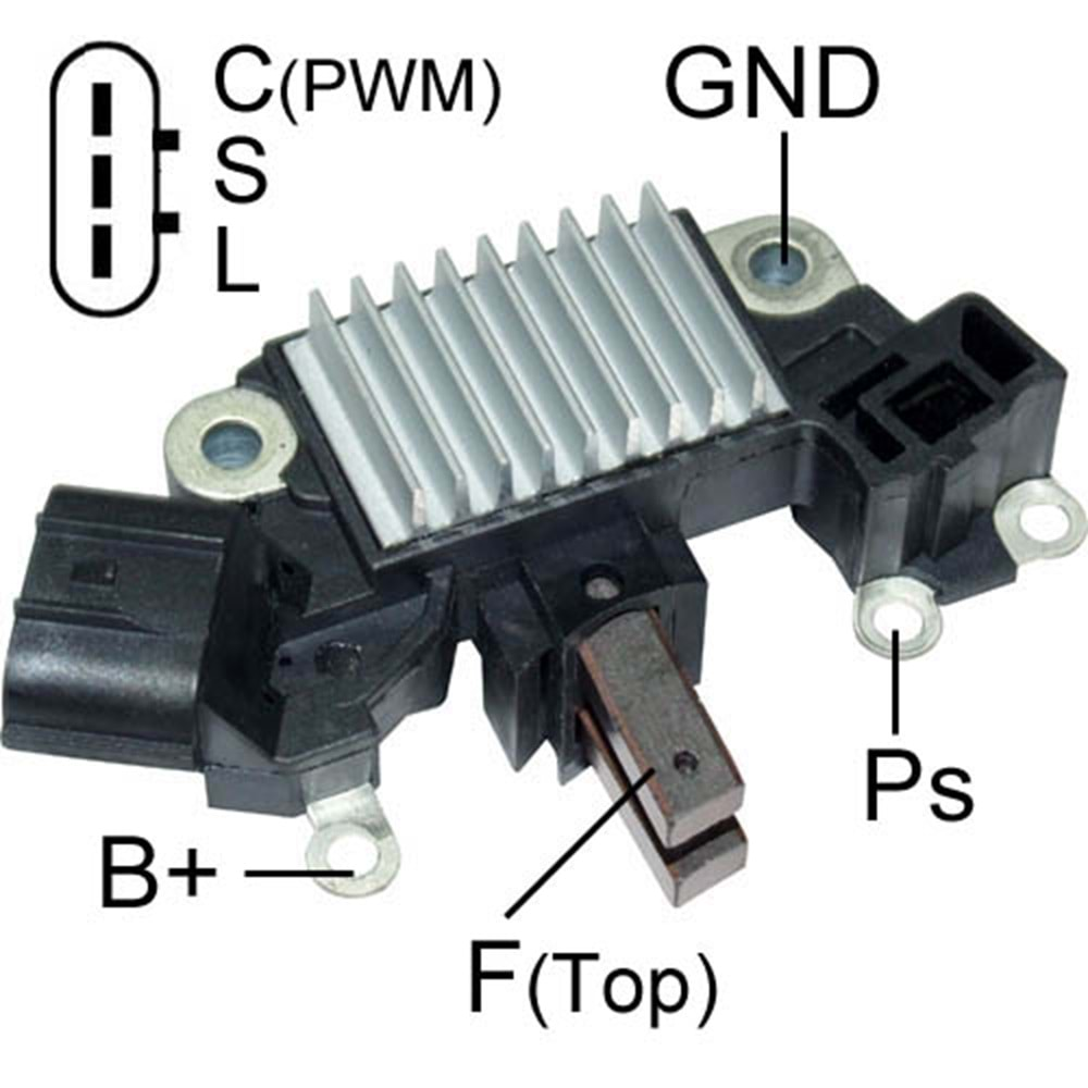 ALTERNATOR KONJEKTOR 12V TERMINAL: L-S-C NISSAN MAXSIMA