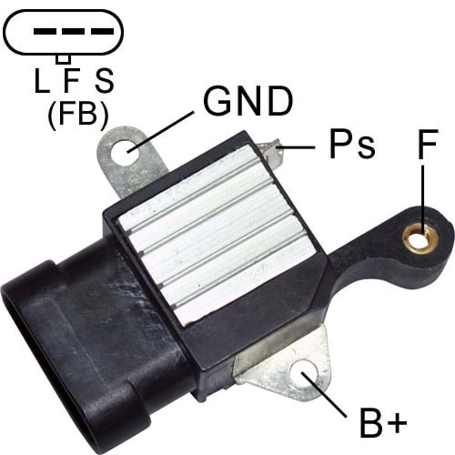 ALTERNATOR KONJEKTOR 12 S-FR(DFM)-L TERMINAL GM BUICK-CADILLAC -PONTIAC 4.6 2005->