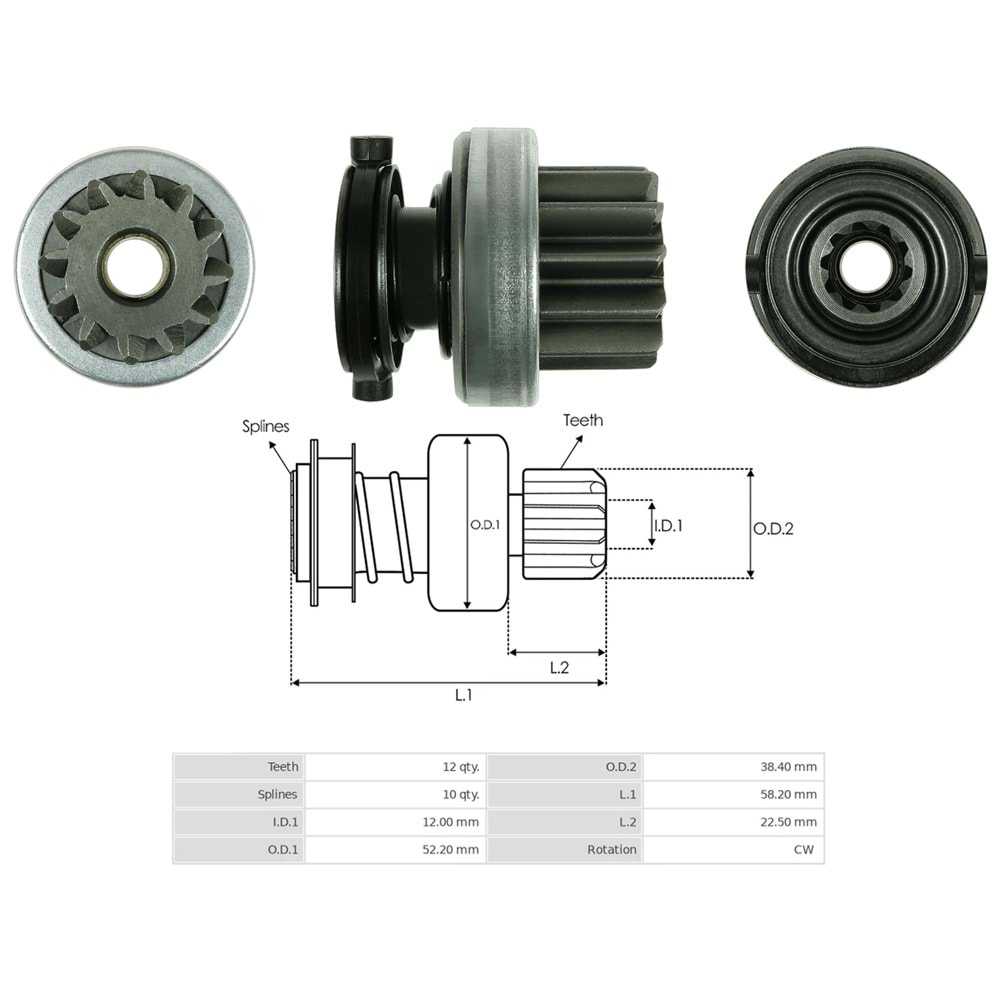MARS DISLISI (TOYOTA TSUSHO) 12 DIS FORD TRANSIT V347 2.2 TDCI / PEUGEOT BOXER / CITROEN JUMPER 2.2 HDI