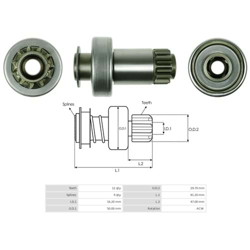 MARS DISLISI 11 DIS AUDI / SEAT CORDOBA - LEON / OCTAVIA - SUPERB / VW CADDY - PASSAT TRANSPORTER 1.9 TDI/2.0 TDI