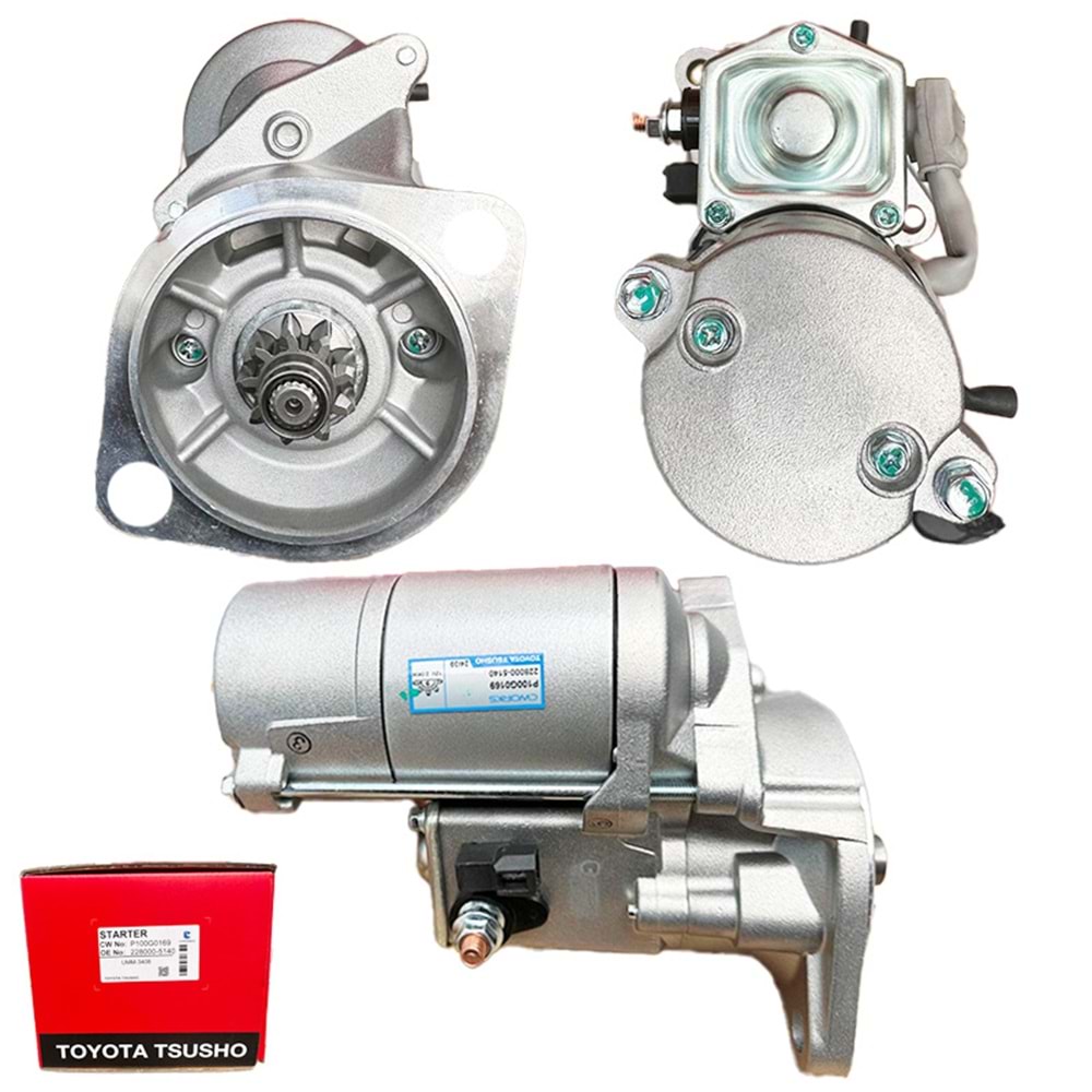 MARS MOTORU (TOYOTA TSUSHO) 12V 2,2 KW 9 DIS ISUZU / HYSTER FORKLIFT / KOMATSU FORKLIFT Y.M. (228000-5140)