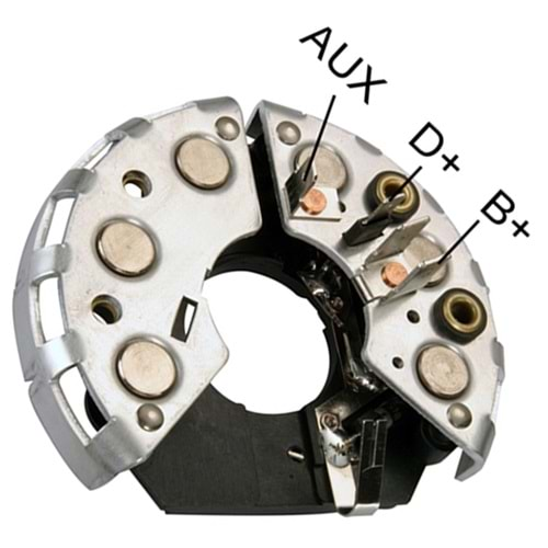 ALTERNATOR DIOT TABLASI MERCEDES / AUDI / BMW / VOLKSWAGEN / FORD 4 FIS E.M. 114MM