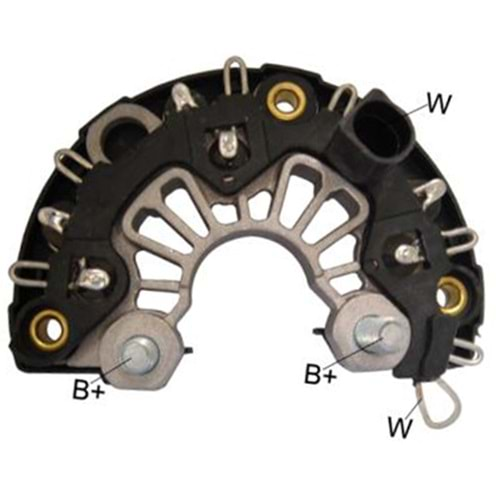 ALTERNATOR DIOT TABLASI VOLKSWAGEN TRANSPORTER Y.M. (DEVIR SAAT CIKISLI) BOSCH: FOOM133207 120MM