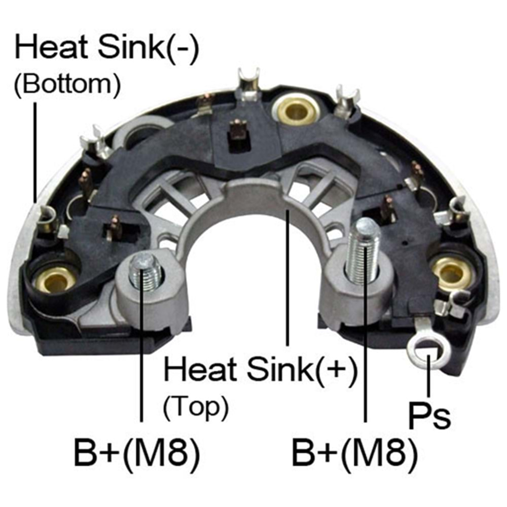 ALTERNATOR DIOT TABLASI FIAT ALBEA - PALIO - SIENA - STILO - MAREA 1.6 / MERCEDES BENZ C240 - C350 - E320 - E240 - E280 / FO