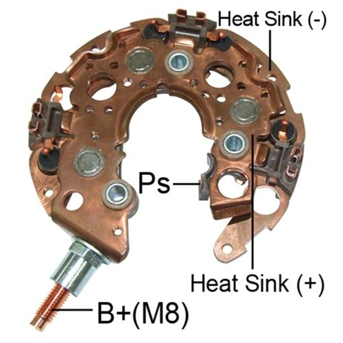 ALTERNATOR DIOT TABLASI CHRYSLER / DODGE 117MM