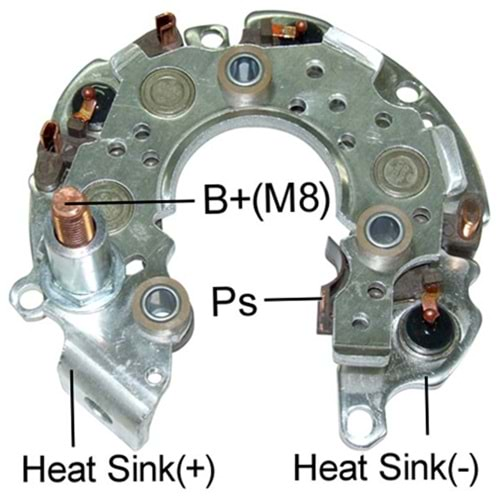 ALTERNATOR DIOT TABLASI TOYOTA / ISUZU D-MAX 2.5 DITD 4X4 105MM