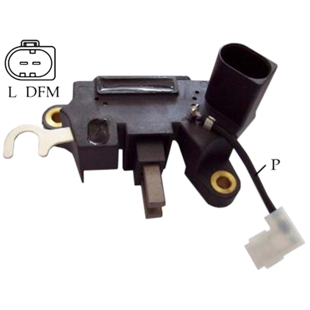 ALTERNATOR KONJEKTOR 12V LADA VEGA TRT5 / KALINA / VAZ 2118 NEW MODEL (L-DFM) SERVICING: 9402.3701-06