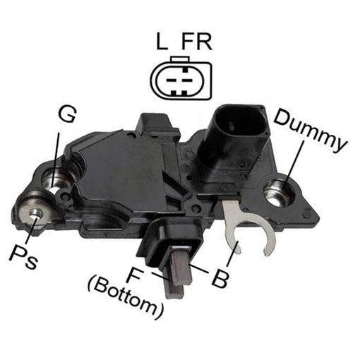 ALTERNATOR KONJEKTOR 12V VOLSWAGEN TRANSPORTER / BORA / GOLF / PASSAT 14MM