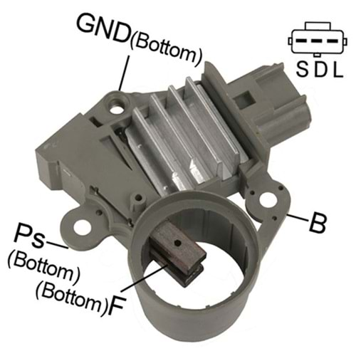 ALTERNATOR KONJEKTOR 12V FORD USA / MERCURY (KOMURLU)