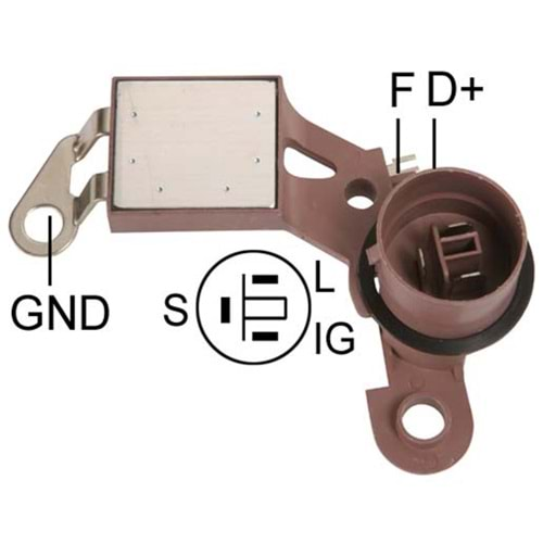 ALTERNATOR KONJEKTOR 12V TOYOTA COROLLA / LAND CRUISER / DAIHATSU