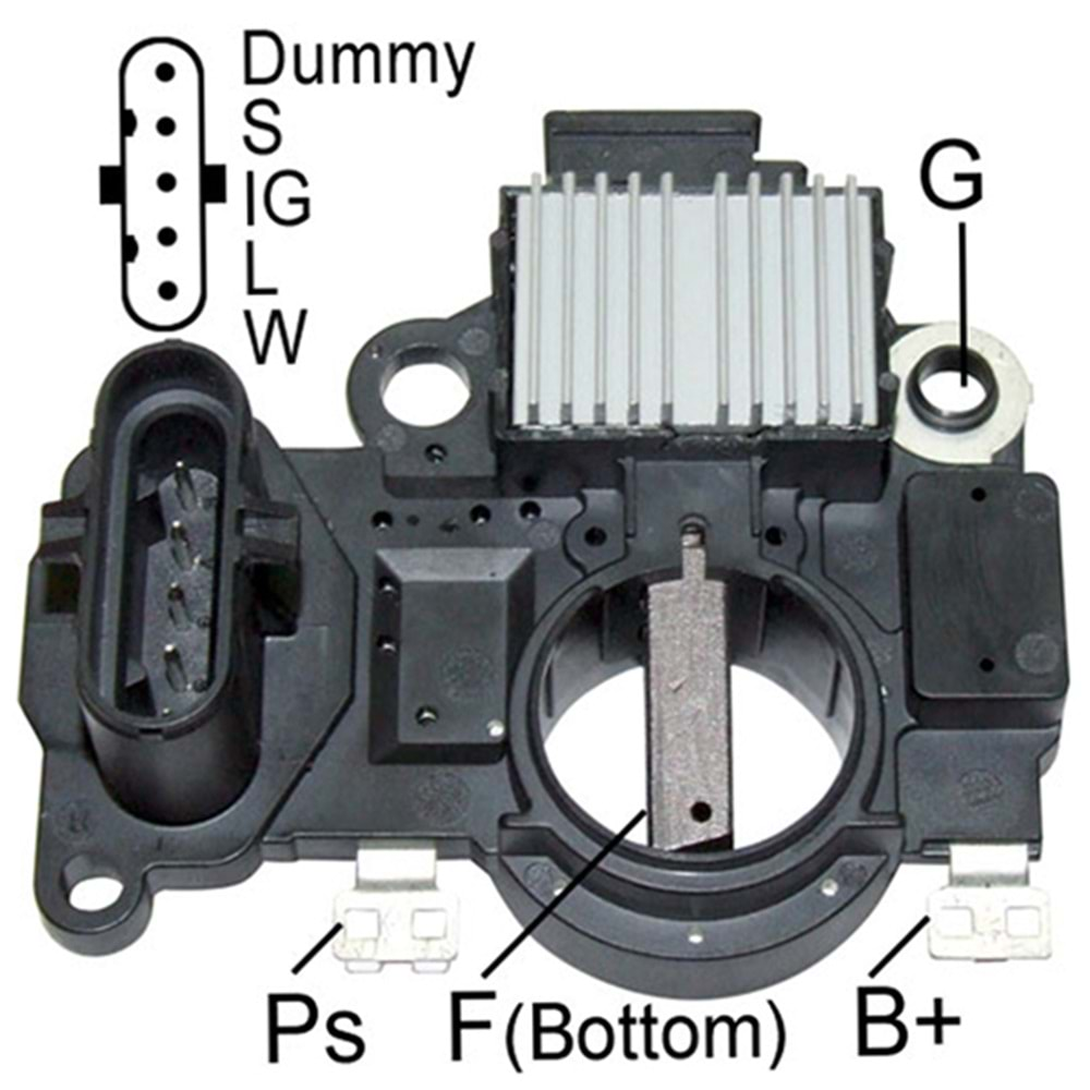 ALTERNATOR KONJEKTOR 24V W / P -L-IG-S-NC (DUMMY - X) TERMINAL RENAULT TRUCK 130 AMP