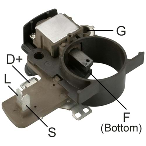 ALTERNATOR KONJEKTOR 12V HYUNDAI H100 MINIBUS 65 AMP ALT. (UVR-K-422)