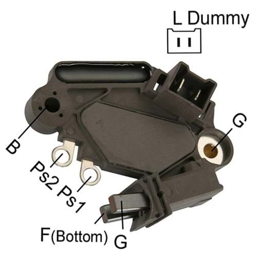 ALTERNATOR KONJEKTOR 12V RENAULT TWINGO / LAGUNA / VOLVO 2 FIS