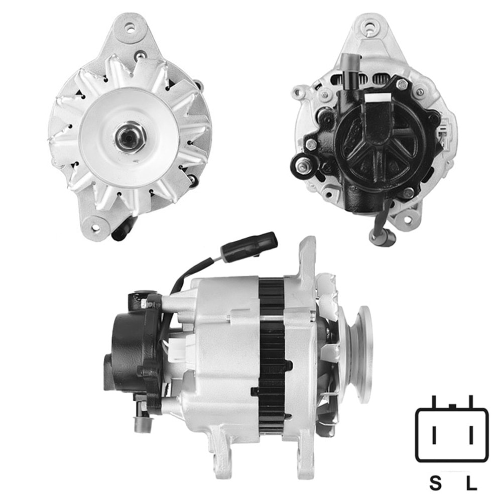ALT. ALTERNATOR 12V 65 AMP HYUNDAI H100 (TEK KASNAK DISTAN PERVANELI)