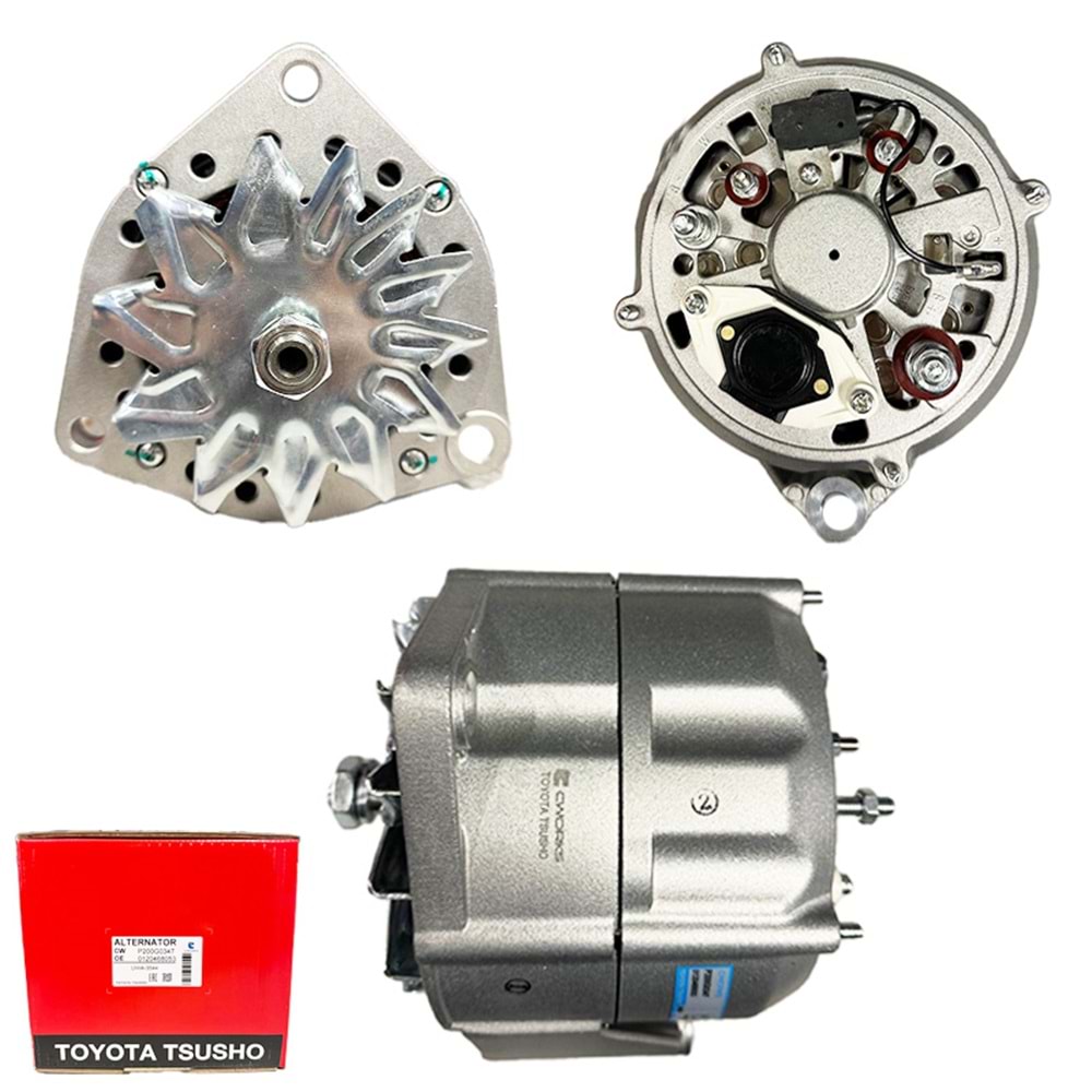 ALTERNATOR (TOYOTA TSUSHO) 24V 80 AMP DAF / MAN / MERCEDES BENZ KAMYON