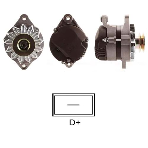 ALT. ALTERNATOR 12V 65 AMP DOGAN - KARTAL - SAHIN 1600 Y.M.