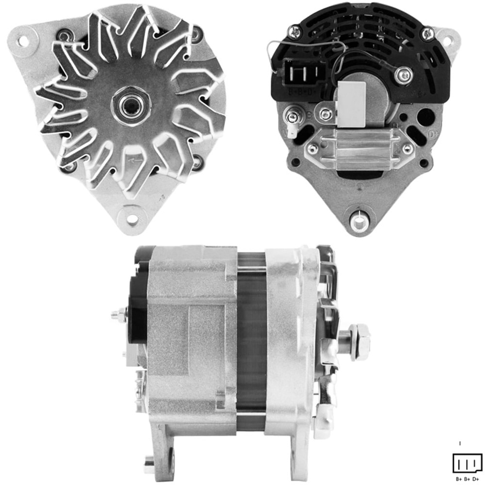 ALT. ALTERNATOR (TOYOTA TSUSHO) 12V 75 AMP HATTAT TRAKTOR