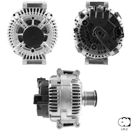 ALT. ALTERNATOR (TOYOTA TSUSHO) 12V 180 AMP MERCEDES SPRINTER - VITO 2.1 CDI - E350 - GLK350 3.0 CDI / JEEP GRAND CH