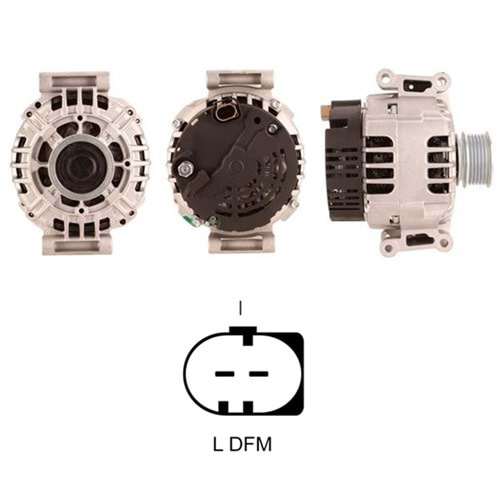 ALT. ALTERNATOR 12V 150 AMP AUDI A3 - A4 1.8 TFSI - 2.0 TFSI / VOLKSWAGEN PASSAT 2.0 FSI (L-DFM)