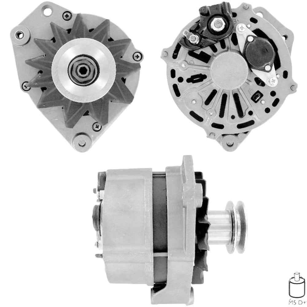 ALT. ALTERNATOR 12V 90 AMP AUDI 80 - 100 - 200 / VOLKSWAGEN GOLF - JETTA - PASSAT - TRANSPORTER T3