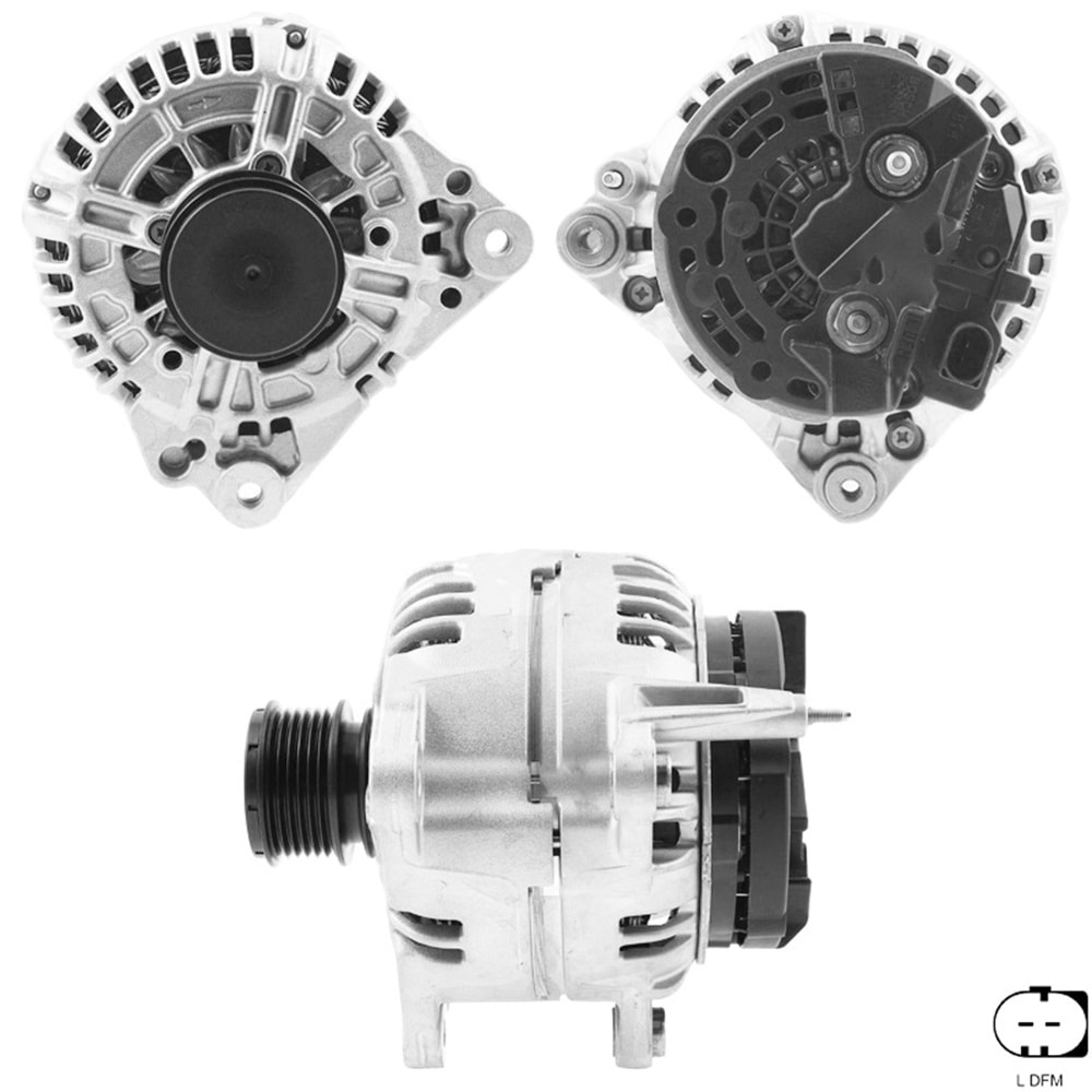 ALT. ALTERNATOR 12V 180 AMP VOLKSWAGEN CRAFTER - TRANSPORTER 2.5 TDI - PASSAT - TOURAN 2.0 TDI / SKODA SUPERB 2.0 TD