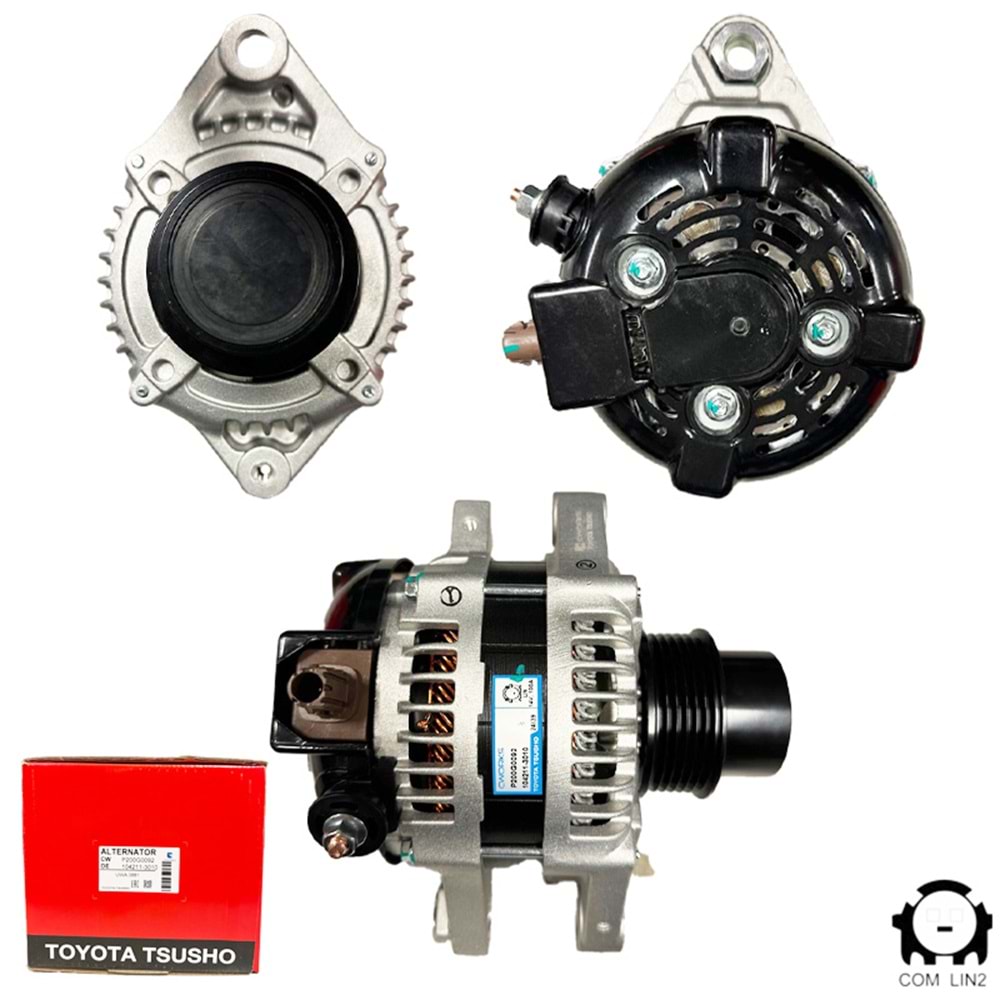 ALTERNATOR (TOYOTA TSUSHO) 12V 100 AMP TOYOTA YARIS III 1.0 (104211-3010)