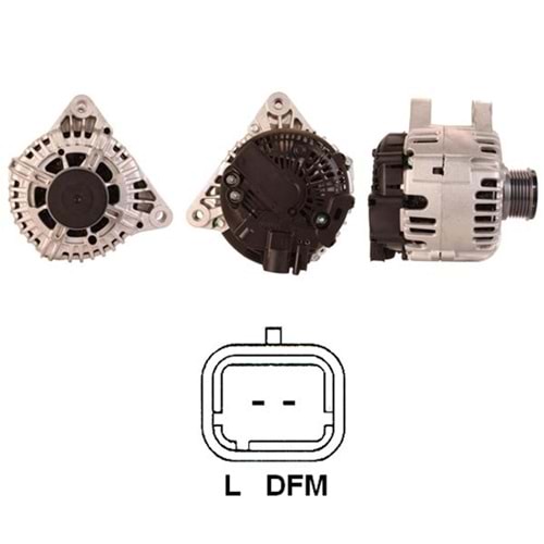 ALT. ALTERNATOR 12V 150 AMP CITROEN BERLINGO - C4 / PEUGEOT PARTNER - 207 - 3008 - 5008 1.4 HDI -1.6 HDI / FIAT DUCA