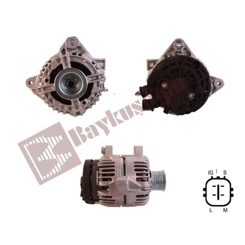 ALT. ALTERNATOR 12V 100 AMP TOYOTA RAV 4 II 2.0 VVTI MOTOR Y.M.