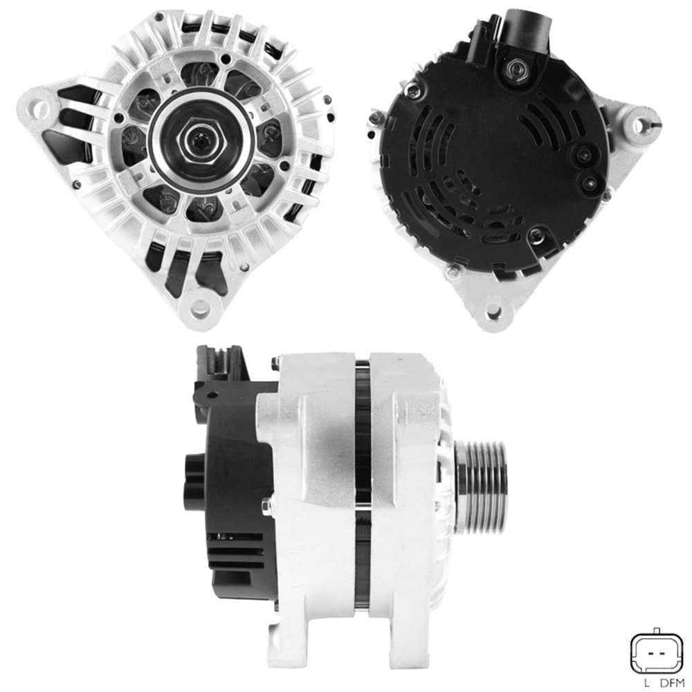 ALTERNATOR (TOYOTA TSUSHO) 12V 120 AMP CITROEN C-ELYSEE - C4 1.4-1.6 - C5 1.8-2.0 - PEUGEOT 301 1.6 - 307 1.4-1