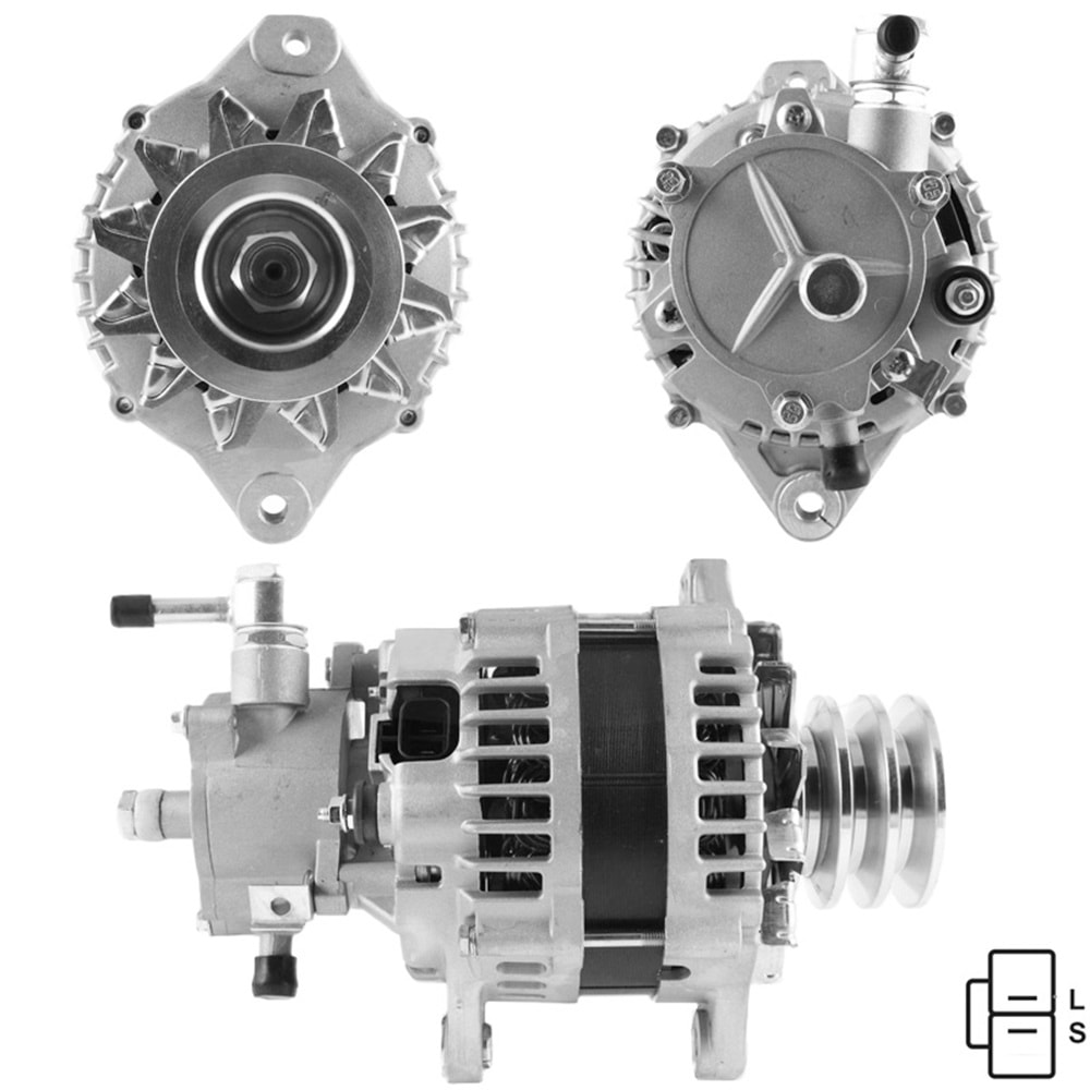 ALT. ALTERNATOR (TOYOTA TSUSHO) 24V 80 AMP ISUZU TURKUAZ - CHAMPION (LR280-508)