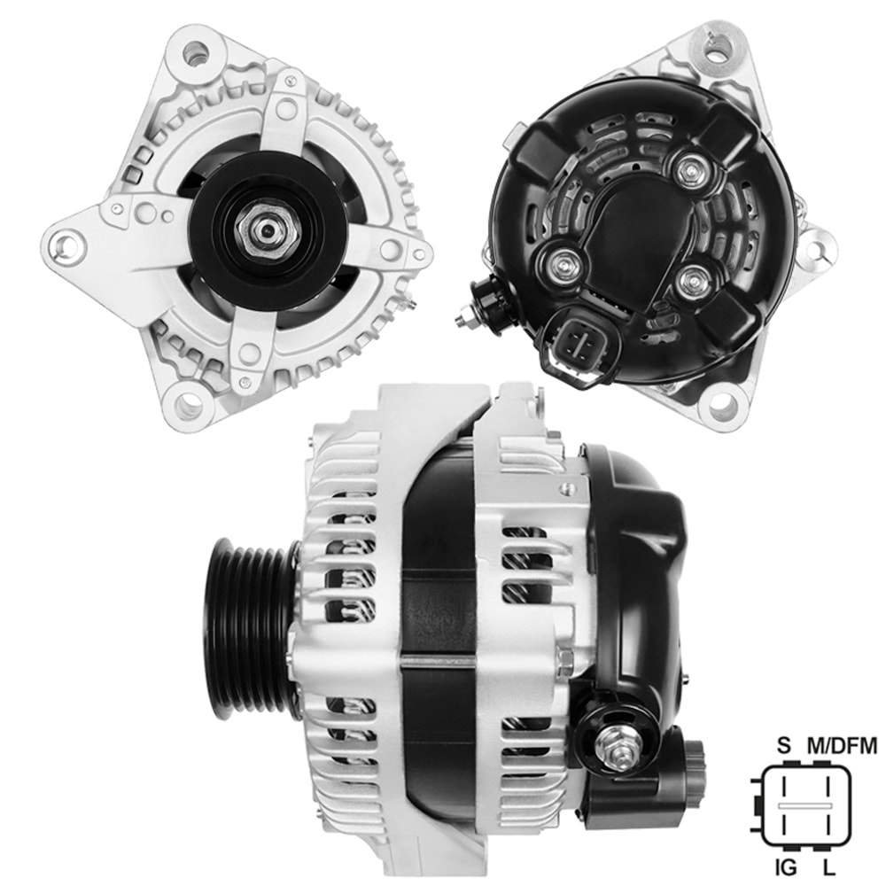 ALT. ALTERNATOR 12V 130 AMP TOYOTA LAND CRUISER 200 4.7 V8 (DENSO 104210-4510)