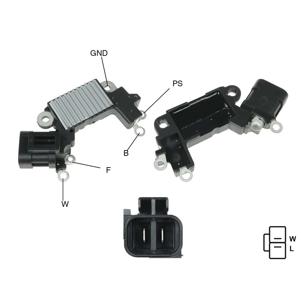 ALT. KONJEKTOR 12V OPEL COMBO / CORSA 1,5 / VECTRA / ASTRA 1,7