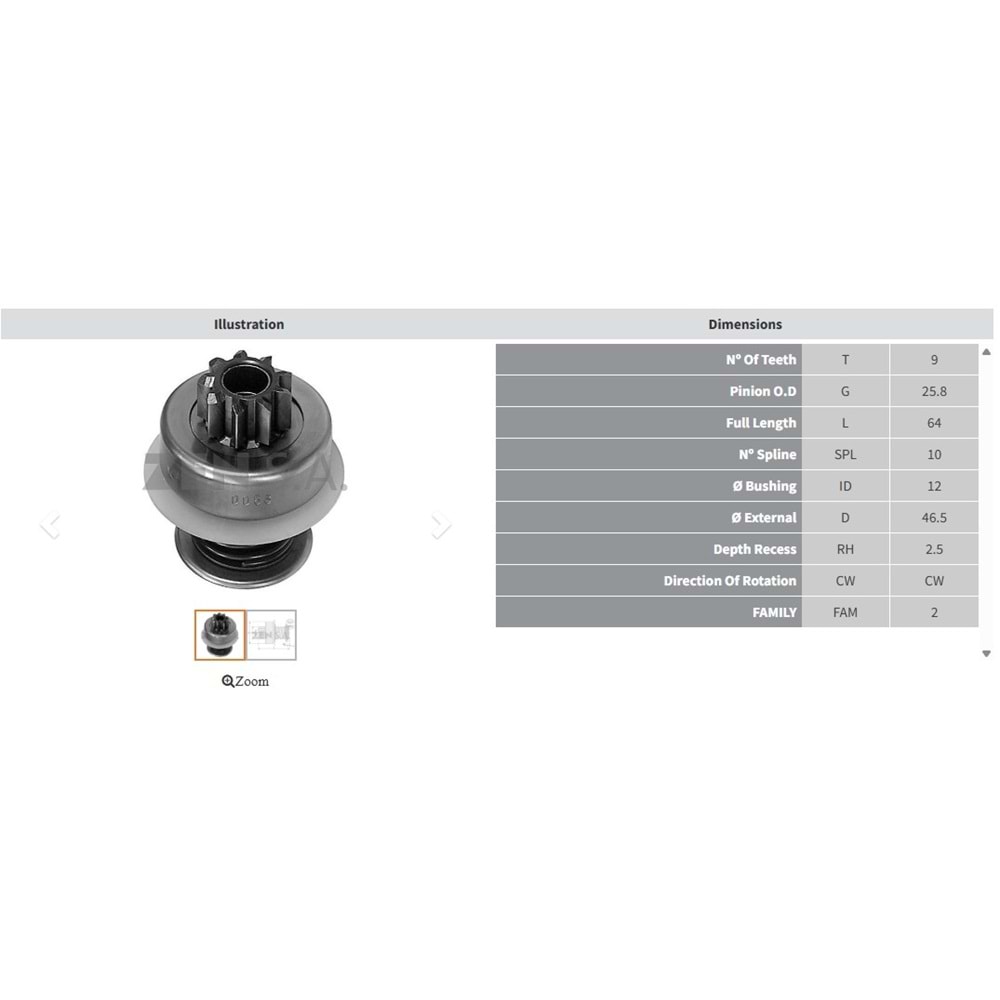 MARS DISLISI 9 DIS AUDI 80-100 1.6 76-86 MODEL