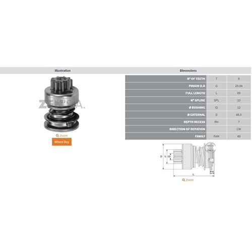 MARS DISLISI 9 DIS AUDI / BMW / FORD TAUNUS - TRANSIT / OPEL