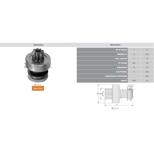 MARS DISLISI 9 DIS AUDI 100 / MERCEDES BENZ 200-220-240D TAM FREZE