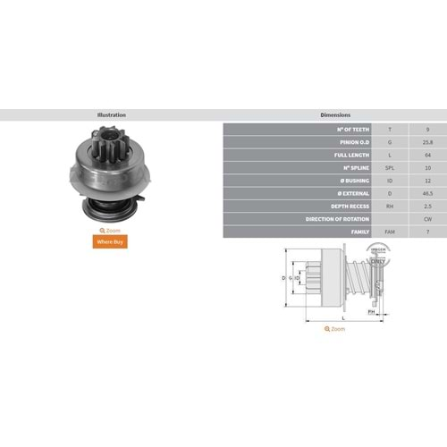 MARS DISLISI 9 DIS ALFA ROMEO / FORD / MERCEDES BENZ 220 - 230 - 280