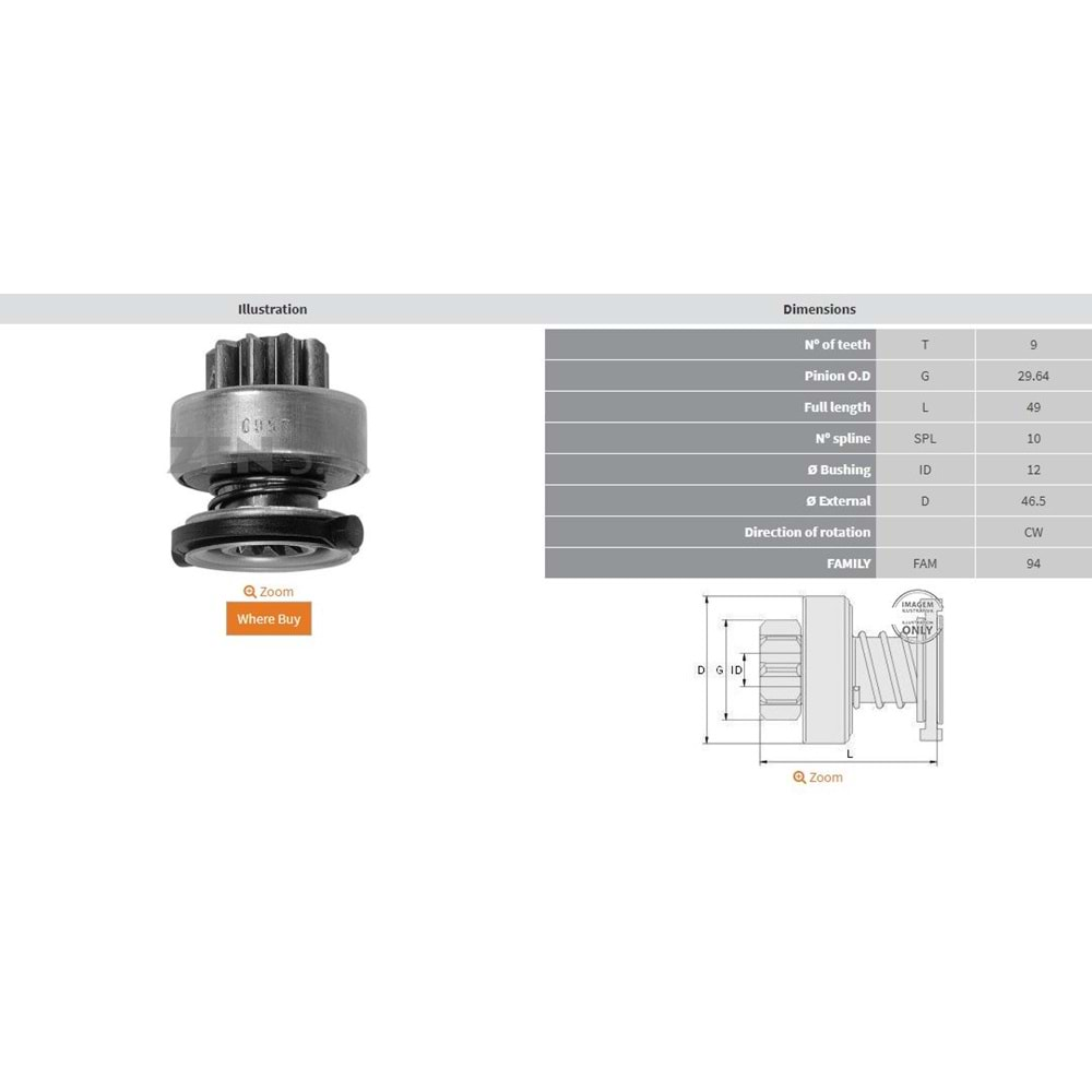 MARS DISLISI 9 DIS FIAT DOBLO - BRAVO - MAREA 1.9 JTD / BMW / OPEL OMEGA 2.5 TD