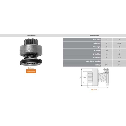 MARS DISLISI 9 DIS FIAT DOBLO - BRAVO - MAREA 1.9 JTD / BMW / OPEL OMEGA 2.5 TD