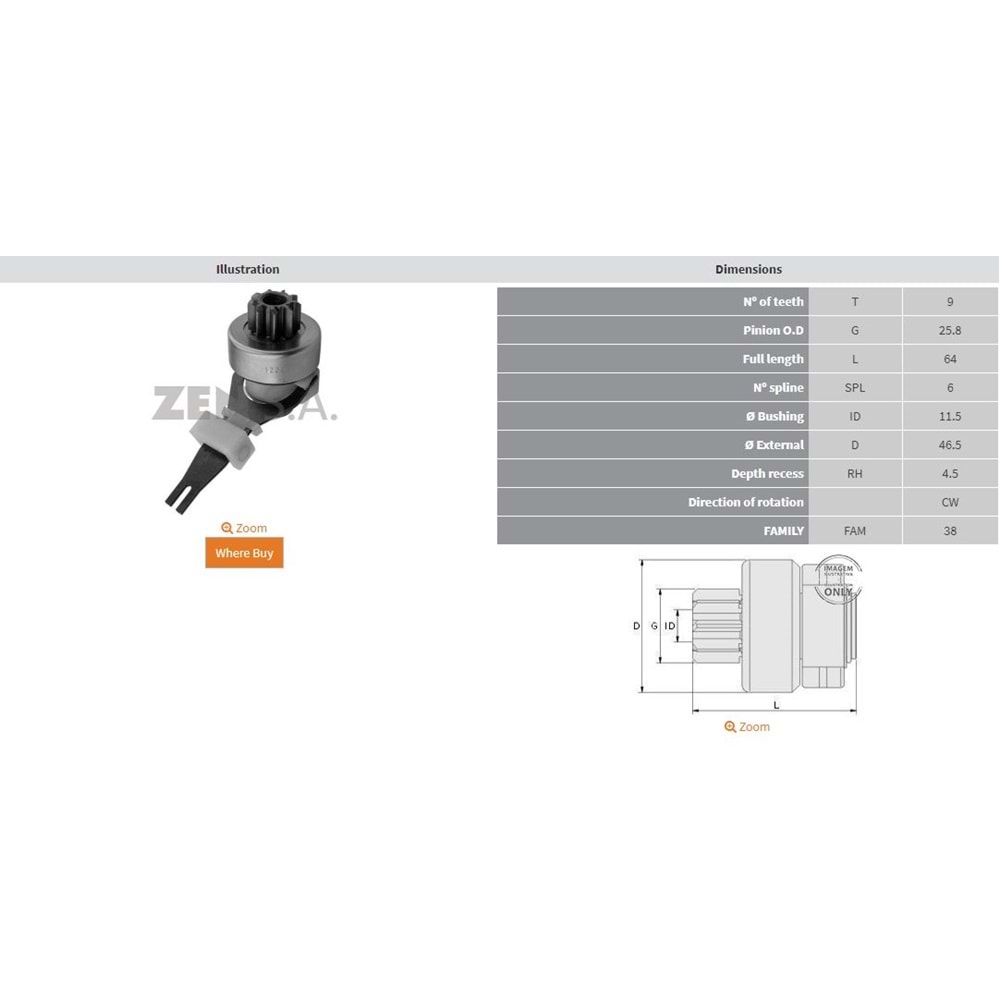 MARS DISLISI 9 DIS FIAT PANDA 750 - TIPO 1.1 - UNO 45