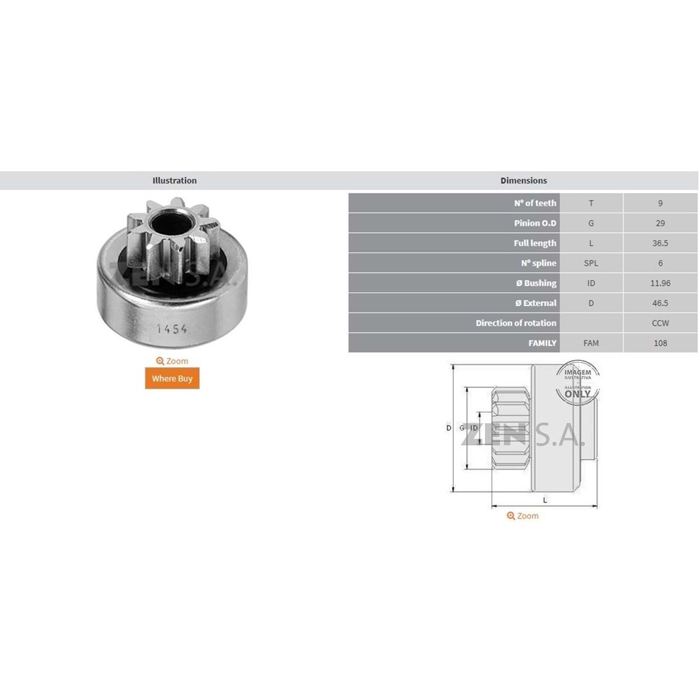 MARS DISLISI 9 DIS MERCURY MARINE 50 HP 4-STROKE (CCW)