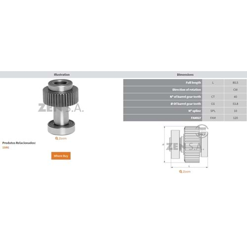 MARS DISLISI HYSTER LIFT TK 4.3L - XL80 (ZEN 10048 - ZEN-1846)