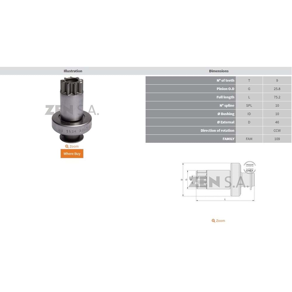 MARS DISLISI 9 DIS VOLKSWAGEN FOX - G4 - G5 - GOLF - LUPO - POLO - SAVEIRO - VOYAGE (CCW)