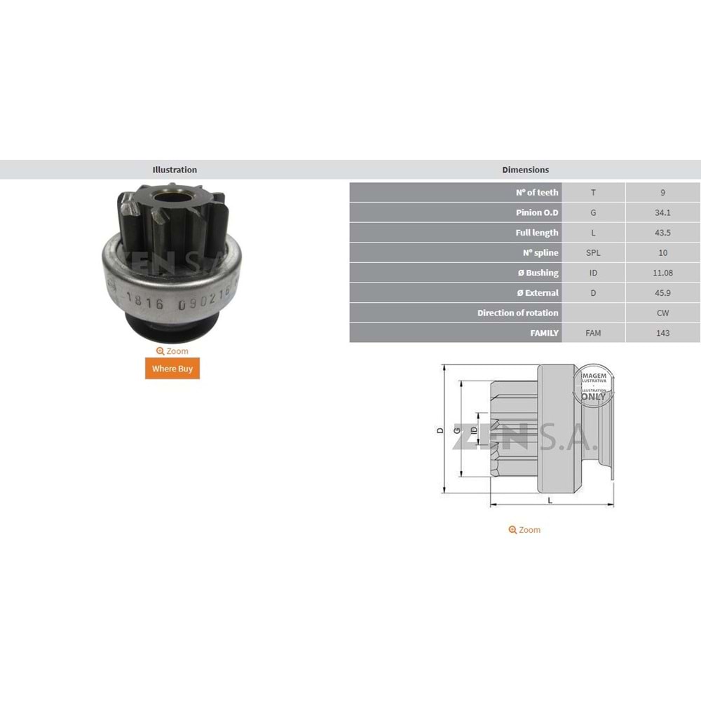 MARS DISLISI 9 DIS TOYOTA COROLLA - AURIS - YARIS 1.4 D-4D