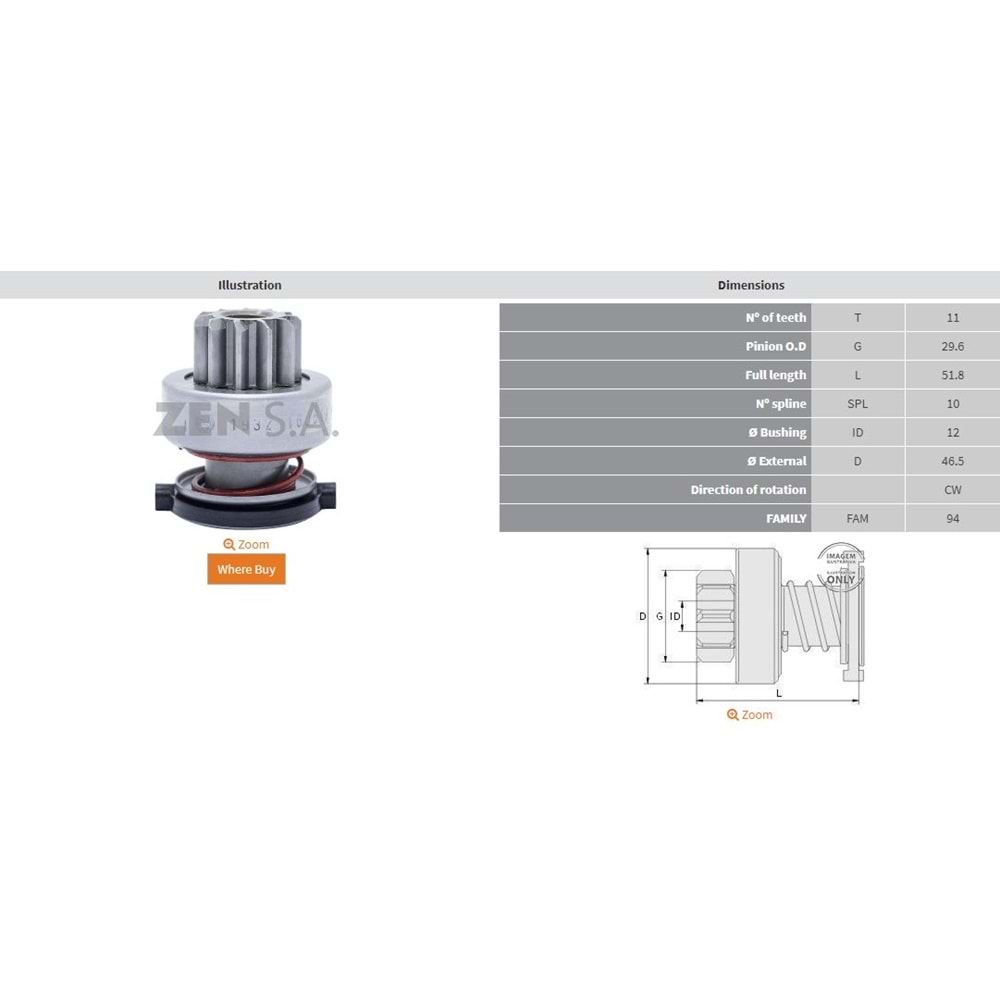 MARS DISLISI 11 DIS HYUNDAI I20 - I30 1.6 / KIA CEED - RIO - SOUL 1.4 - 1.6 S/S